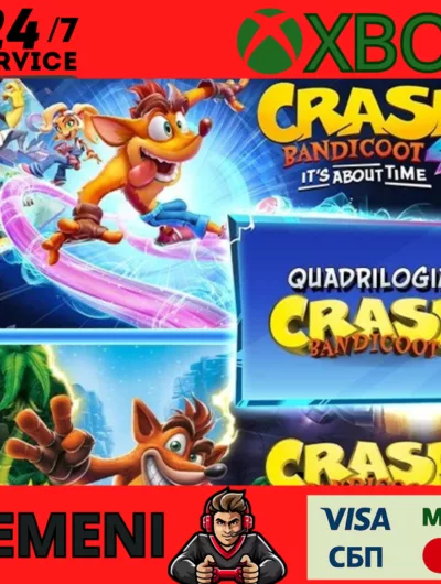 Купить Crash Bandicoot Набор Quadrilogy Xbox One Series X|S