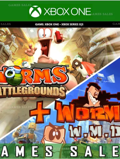 Купить Worms Battlegrounds + Worms W.M.D Xbox Ключ